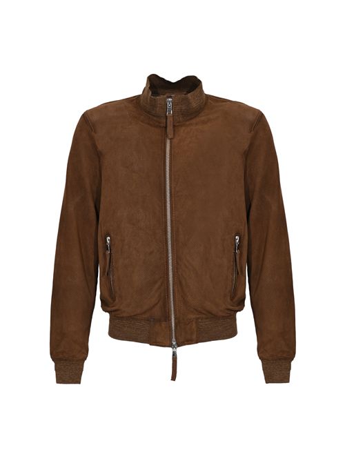 Giubbotto Perfored in suede LEATHER AUTHORITY | QUENTIN PERFO85